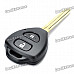 Replacement 2-Button Transponder Smart Key Casing for Toyota Corolla