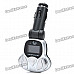 1.0" LCD Car MP3 Player with Remote Control with USB / SD / TF / FM (1 x CR1220)