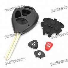 Toyota Car 3-Button Remote Key Casing (No Logo)