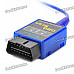 Mini ELM327 USB V1.5 OBDII Car Detection Diagnostic Scan Tool - Blue