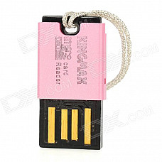 KINGMAX Aluminum TF Card Reader - Pink