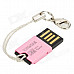 KINGMAX Aluminum TF Card Reader - Pink