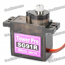 TowerPro SG91R 1.8kg / 0.1 sec Micro Servo Set