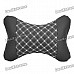 Stylish Vehicle Car Seat Head Neck Rest Cushion Pillow - Black + White (Pair)