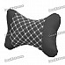 Stylish Vehicle Car Seat Head Neck Rest Cushion Pillow - Black + White (Pair)