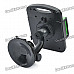 Universal Car Swivel Suction Cup Mount Holder - Black + Green