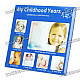 Childhood Memories My Childhood Years Photo Frame - 1~6 Years Old (Blue)