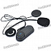 BT Interphone + Handsfree Bluetooth Set for Motorcycle / Skiing Helmet (Pair / 800M-Transmission)