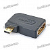 Micro HDMI Male to HDMI Female Right Angle Adapter