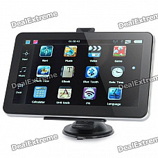 7.0" Resistive Screen Windows CE 6.0 GPS Navigator w/ TF / AV-in / FM - Brazil Map