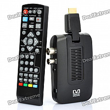 RM-219 Mini HD DVB-T Digital Terrestrial Receiver w/ Remote Controller / HDMI / USB 2.0