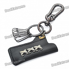 Fashion Cool Punk Style Keychain with Leather Lighter Cover