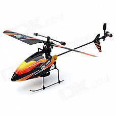 V911 4-Channel 2.4GHz Mini Gyro Single Propeller RC Helicopter - Orange