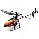 V911 4-Channel 2.4GHz Mini Gyro Single Propeller RC Helicopter - Orange