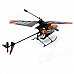 V911 4-Channel 2.4GHz Mini Gyro Single Propeller RC Helicopter - Orange