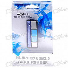 Make Up Box Style All-in-One USB 2.0 Card Reader