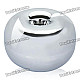 Apple Style Zinc Alloy Cigarette Ashtray - Silver