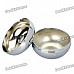 Apple Style Zinc Alloy Cigarette Ashtray - Silver