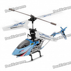 S800G Rechargeable 4-CH R/C Helicopter with Gyroscope & IR Controller - Blue