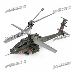 S113G 27MHz Rechargeable 3.5-CH R/C Helicopter with Gyroscope - Army Green