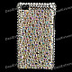Fashion Acrylic Diamond Protective Back Case for Ipod Touch 4 - Silver