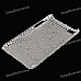 Fashion Acrylic Diamond Protective Back Case for Ipod Touch 4 - Silver