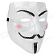 V for Vendetta Anonymous Guy Fawkes Plastic Mask - White