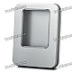 Universal Aluminum Alloy Gift Case w/ Window - Silver (11 x 8.5 x 2cm)