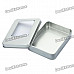 Universal Aluminum Alloy Gift Case w/ Window - Silver (11 x 8.5 x 2cm)