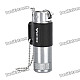 Cool Butane Gas Lighter w/ Chain - Black + Silver