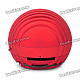 Mini Ball Style Rechargeable MP3 Player Speaker w/ SD Slot - Red