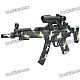 Cool Camouflage BB Toy Gun with Red Laser / Blue & Green Flashing Light