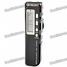 1.3" LED Mini Digital Voice Recorder w/ MP3 Player (4GB / 2 AAA)