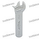 Creative Wrench Style Zinc Alloy Butane Lighter - Silver