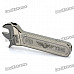 Creative Wrench Style Zinc Alloy Butane Lighter - Iron Grey