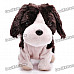 Electric 8-Mode Barking Moving Plush Dog Toy (4 x AA)