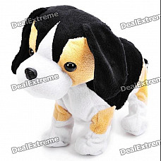 Electric 8-Mode Barking Moving Plush Dog Toy (4 x AA)