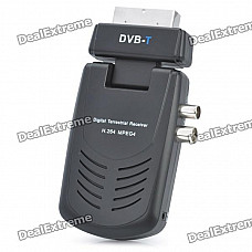 H.264 Scart DVB-T HD Digital Terrestrial Receiver w/ Remote Controller