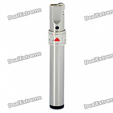 JOBON 2B-638 Steel Butane Lighter with Flame Lock - Silver