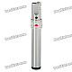 JOBON 2B-638 Steel Butane Lighter with Flame Lock - Silver