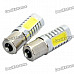 High Power 6W 6000K 500LM 4-LED Car White Light Bulbs (DC 12~24V / Pair)