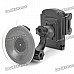 Universal Swivel Suction Cup Mount Holder for Cell Phone / MP4 Player + More - Black