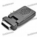 Scart DVB-T Digital Terrestrial Receiver + USB/SD/MS/MMC PVR with Remote Controller - Black