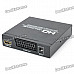 SCART + HDMI to HDMI Video Converter - Black