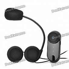 BT Interphone + Handsfree Bluetooth V2.1 Set for Motorcycle / Skiing Helmet (800M-Transmission)