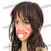Scary Half Rabbit Teeth Face for Halloween Costume / Cosplay - Pink