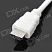 HDMI V1.4 Male to VGA Female Converter Adapter Cable - White (15cm)