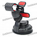 Universal Car Clip Style Swivel Mount Holder - Black