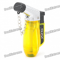 Stylish Double Head Butane Jet Lighter - Random Color