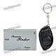 Electronic Key Finder Transmitter Receiver Keychain Set - Silver (1 x CR2016 / 1 x CR2032)